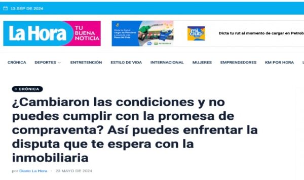 ¿Cambiaron las condiciones y no puedes cumplir con la promesa de compraventa?